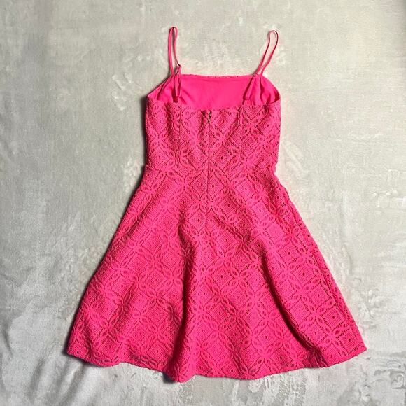 Lilly Pulitzer Jennilee Crotchet Lace Dress & Tatum Fringe Cardigan Size XS BOTH - Picture 4 of 15